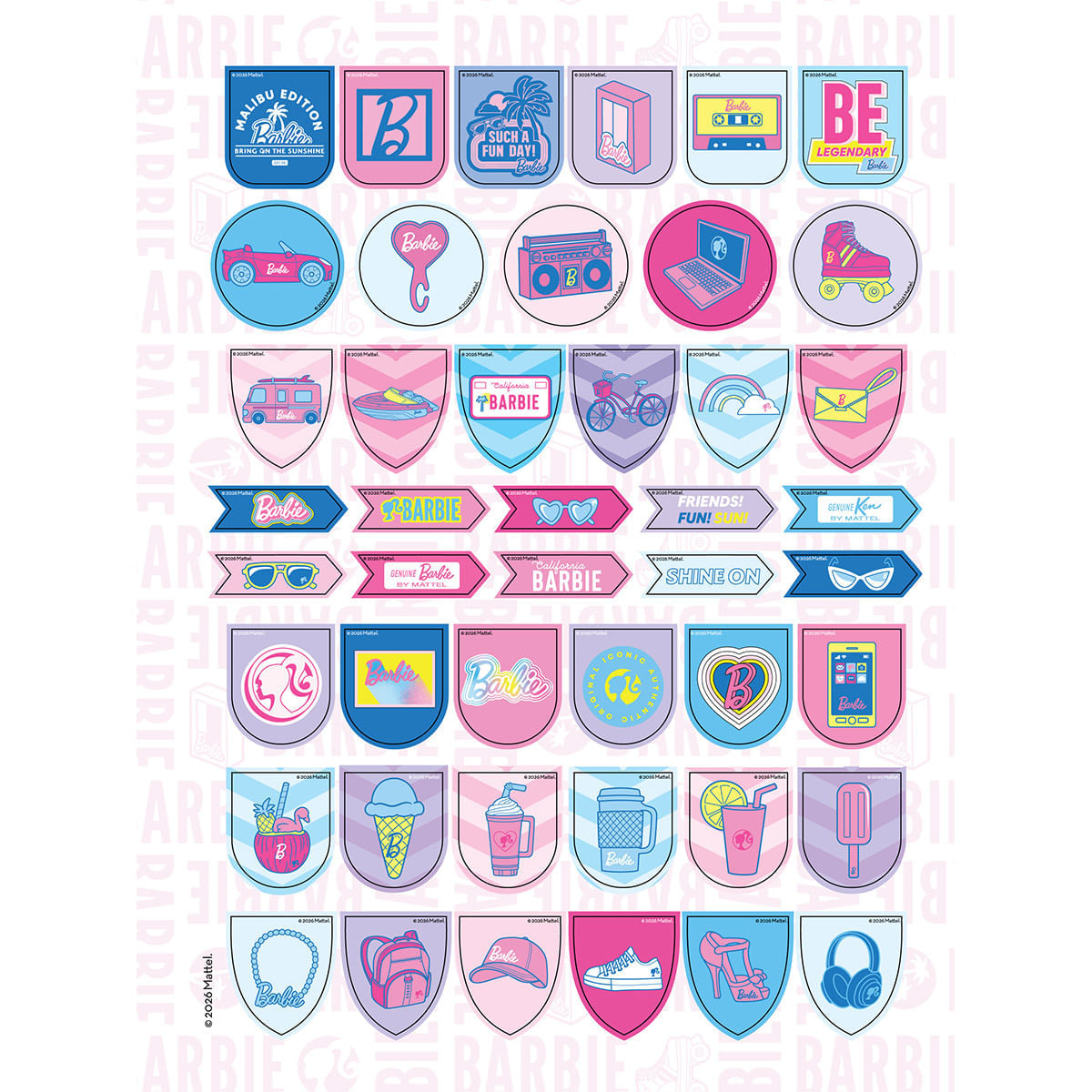Cuaderno Argollado Pasta Dura  Barbie Grande Made In Malibu img #6