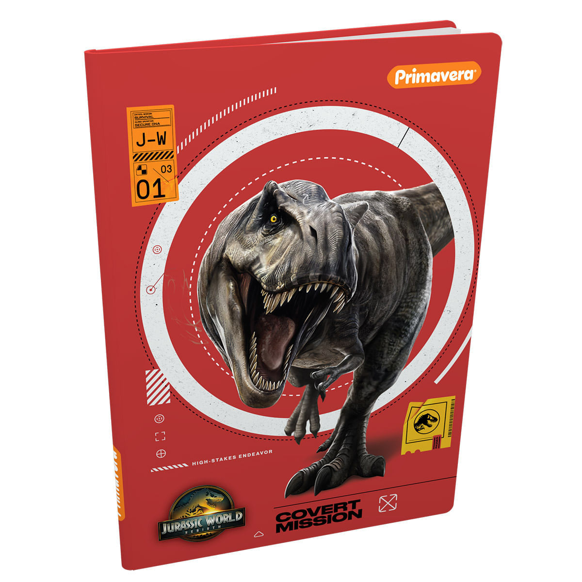 Cuaderno Cosido Pasta Dura Jurassic World Rebirth Covert Mission img #1