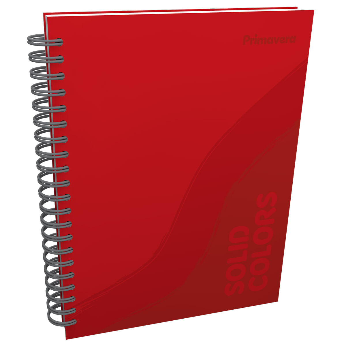 Cuaderno Argollado Grande Multimaterias Solid Colors Hombre Rojo img #1