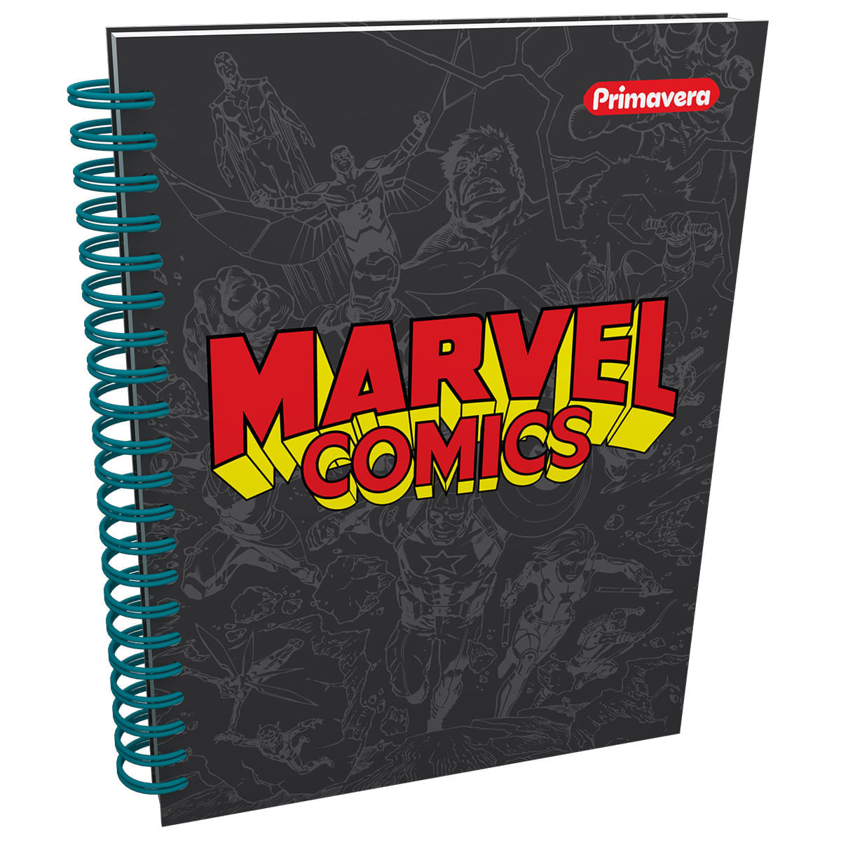 Cuaderno Argollado Grande Multimaterias Marvel Logos Cómic img #1
