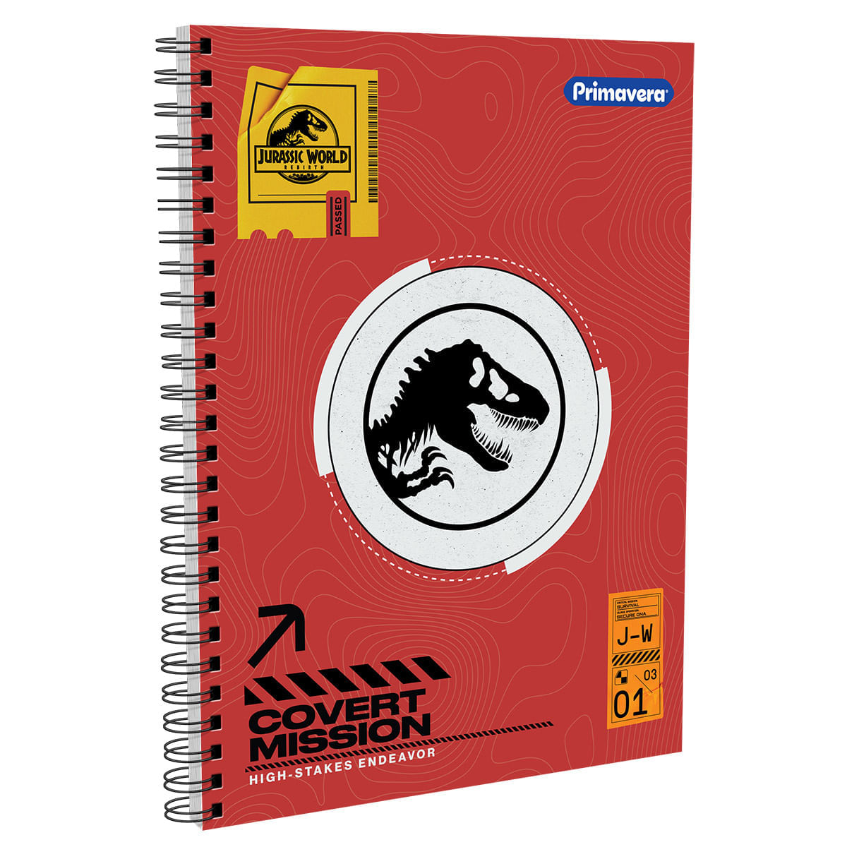 Cuaderno Argollado Pasta Dura Grande Jurassic World Rebirth Covert Mission img #8