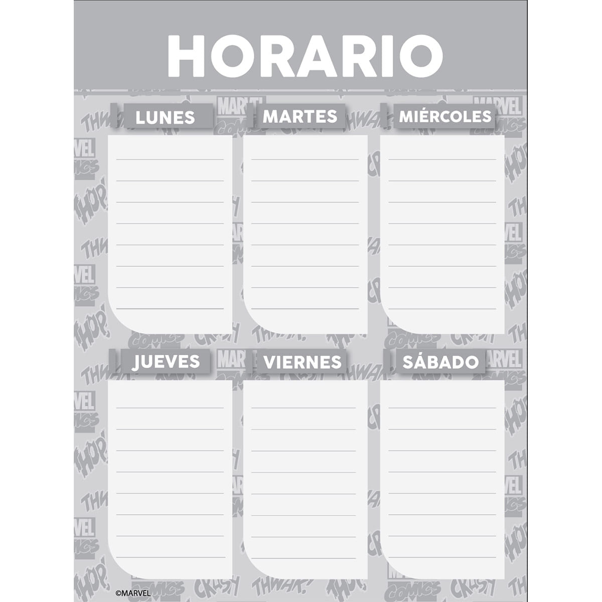 Cuaderno Argollado Pasta Dura  Capitán América Grande Captain America img #5
