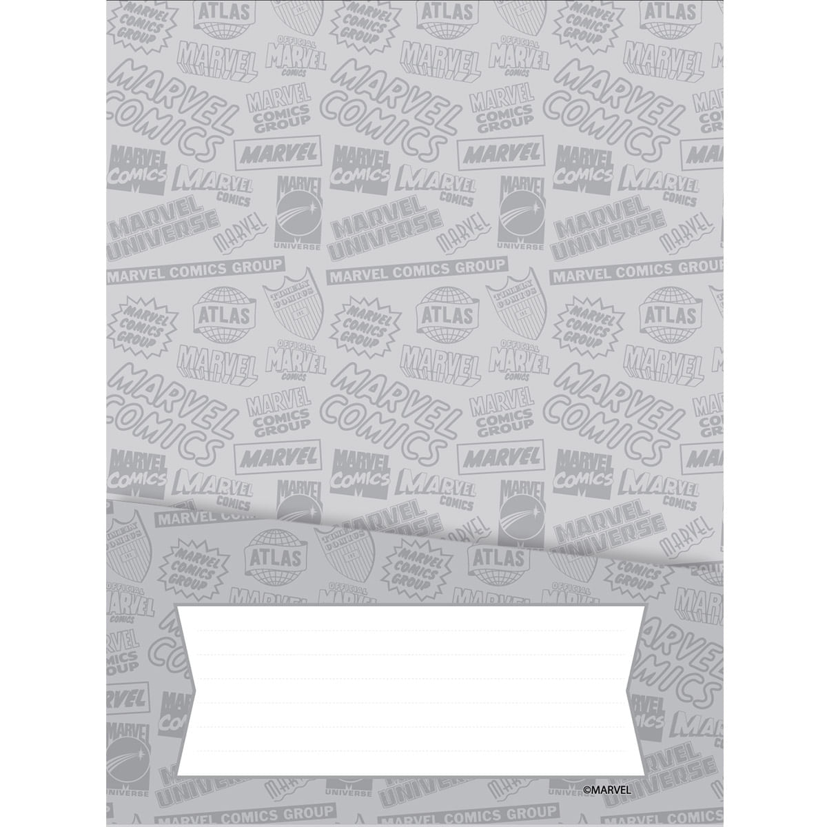 Cuaderno Argollado Pasta Dura  Marvel Logos Grande Universe img #4