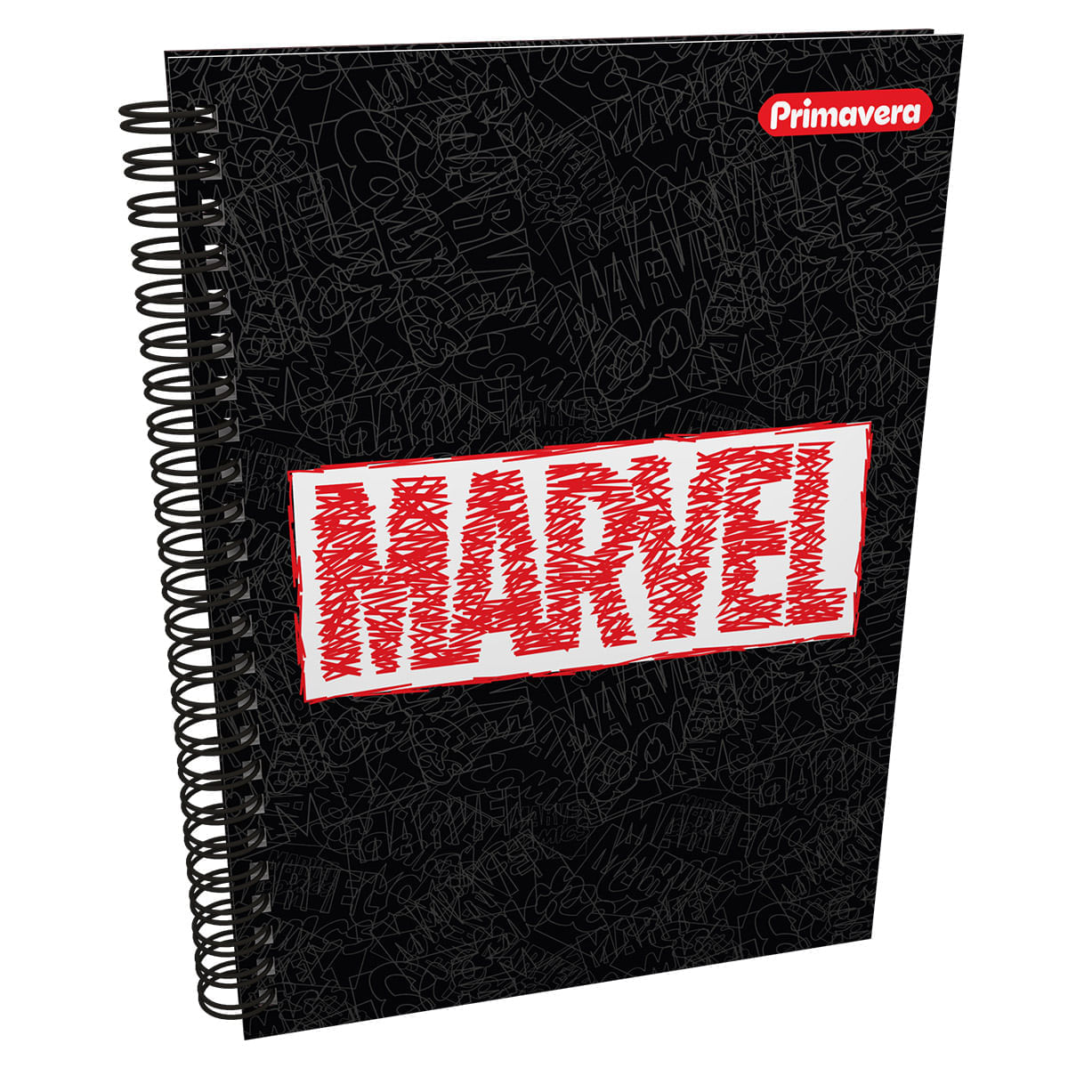 Cuaderno Argollado Pasta Dura  Marvel Logos Grande Negro img #1