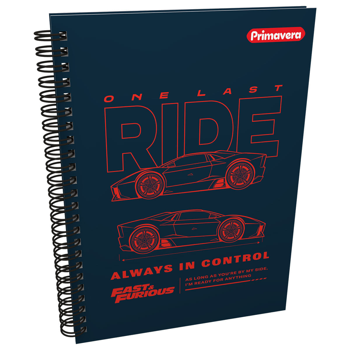 Cuaderno Argollado Pasta Dura  Fast & Furious Grande One Last Ride img #1