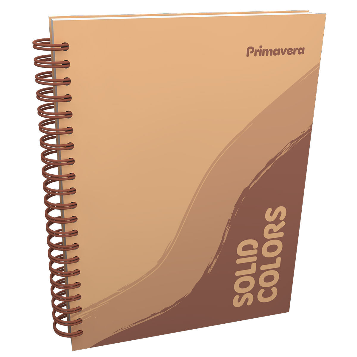 Cuaderno Argollado  Solid Colors Multimaterias Mujer Caramelo img #1