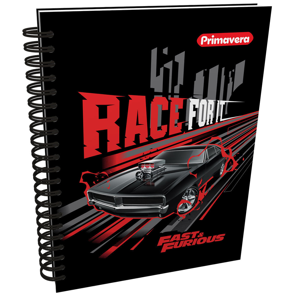 Cuaderno Argollado Multimaterias  Fast & Furious Race For It img #1