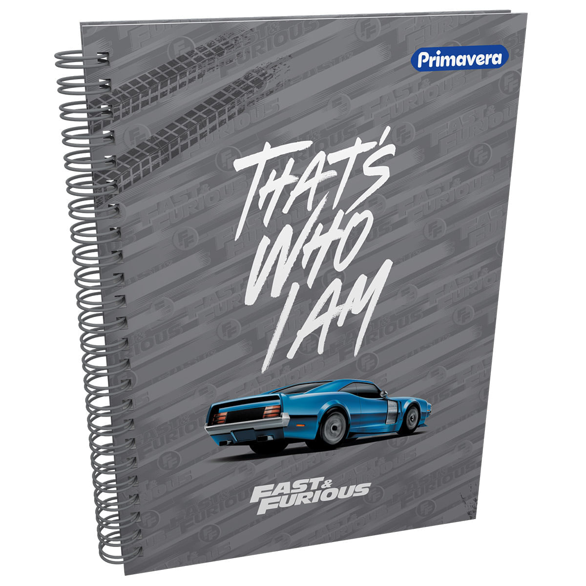 Cuaderno Argollado Pasta Dura  Fast & Furious Grande That´s Who I am img #1