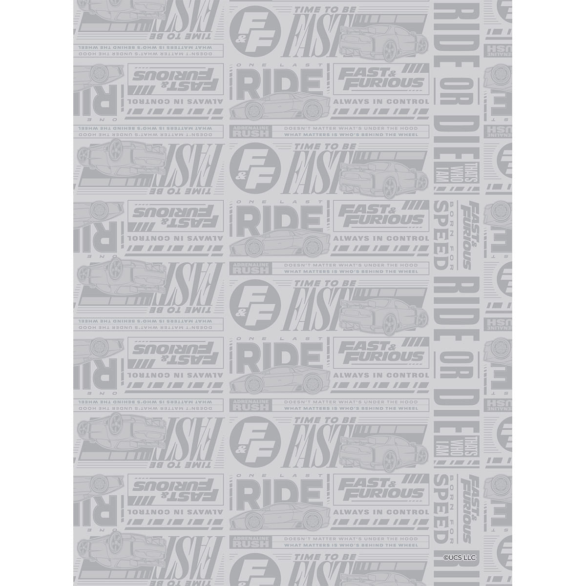 Cuaderno Argollado Pasta Dura  Fast & Furious Grande That´s Who I am img #2