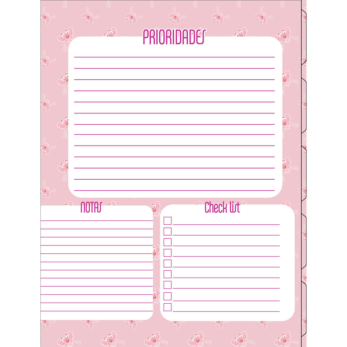 Cuaderno Argollado  Pantera Rosa Caricaturesca img #7