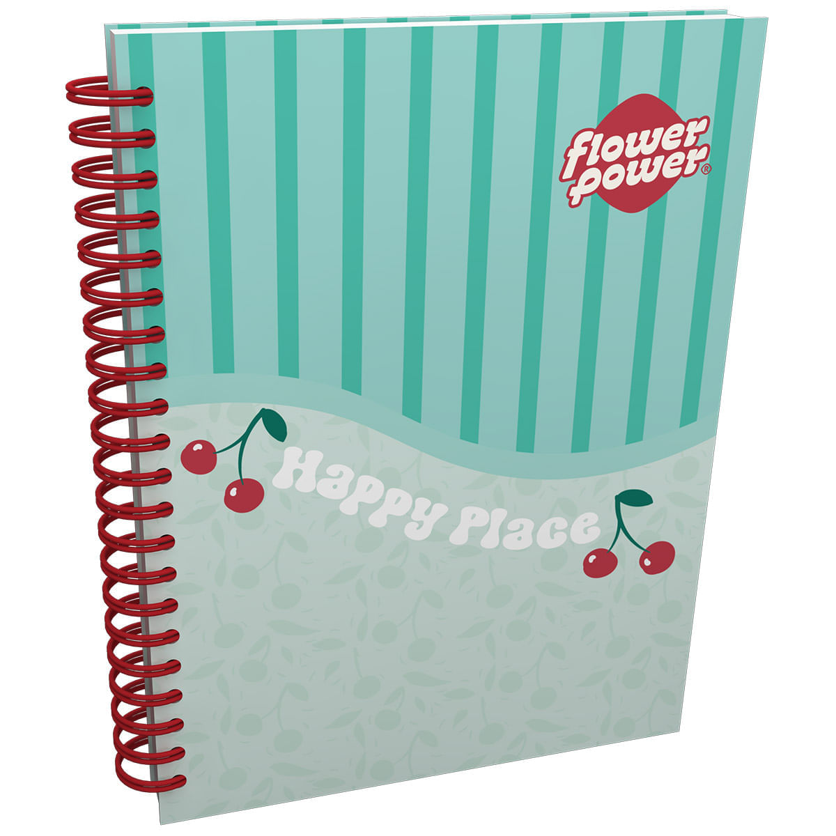 Cuaderno Argollado Multimaterias  Flower Power Happy Place img #1