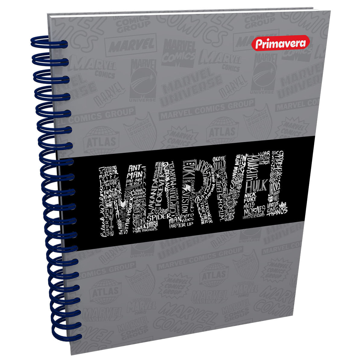 Cuaderno Argollado Grande Multimaterias Marvel Logos Identidad img #1