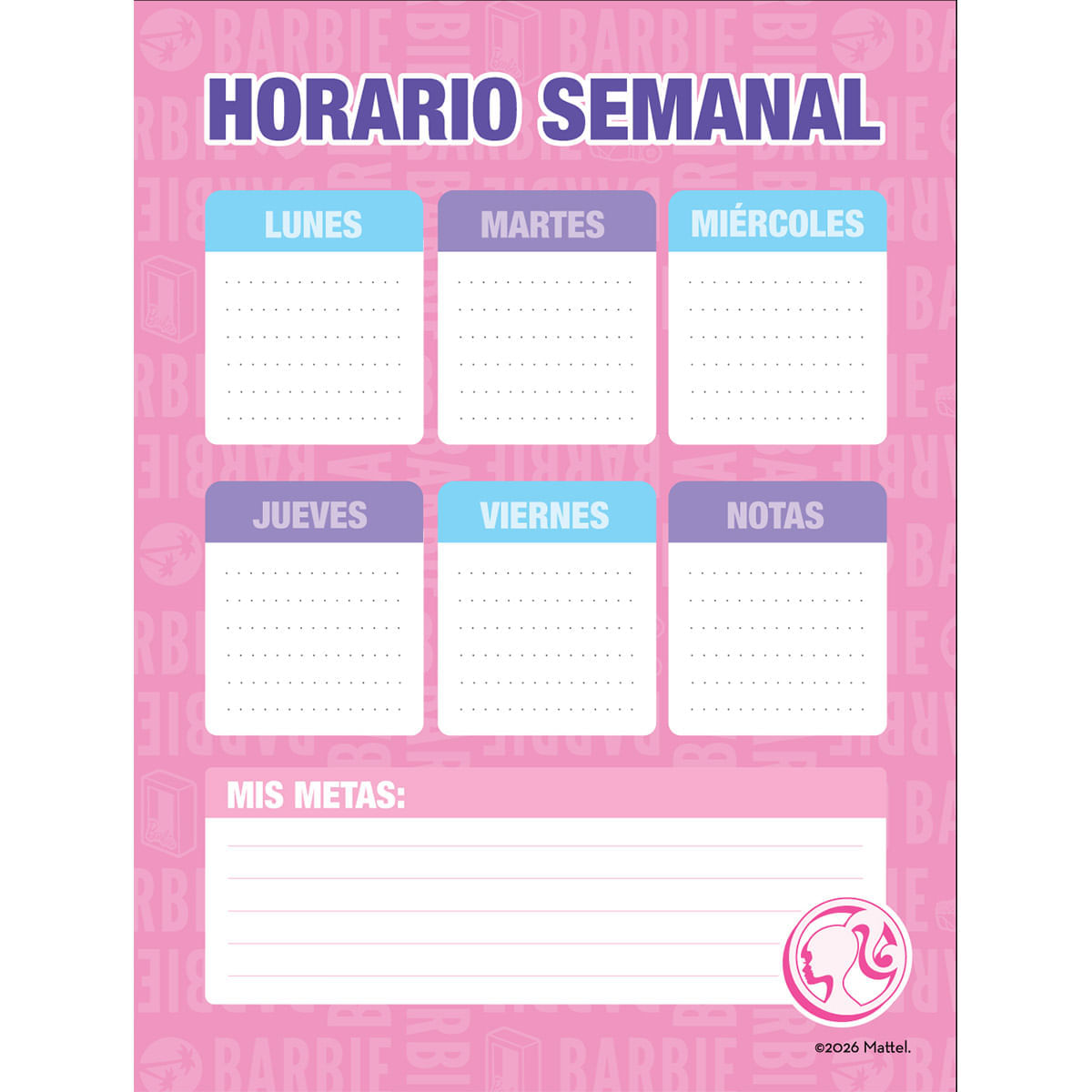 Cuaderno Argollado  Barbie Dream img #5