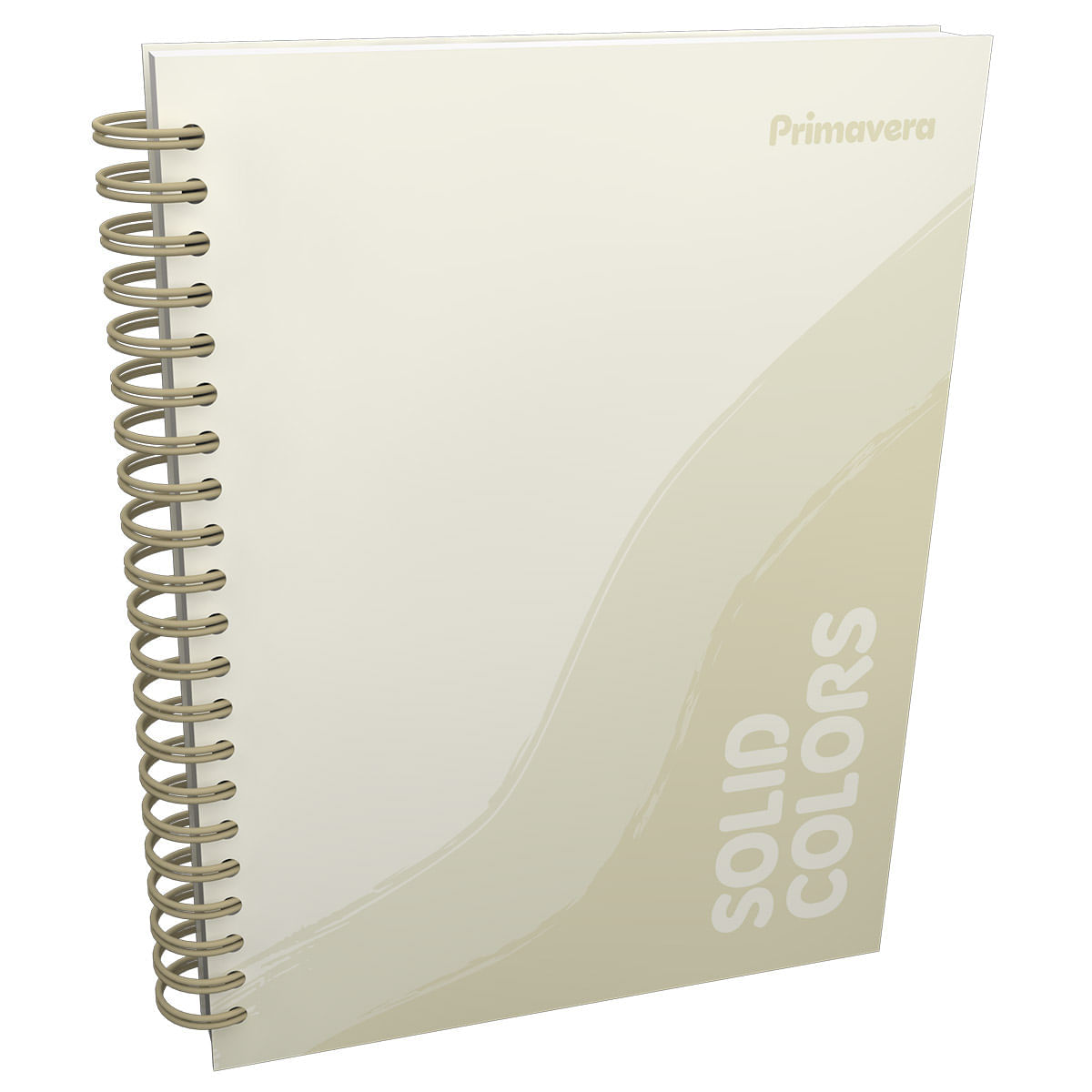 Cuaderno Argollado  Solid Colors Mujer Beige img #1
