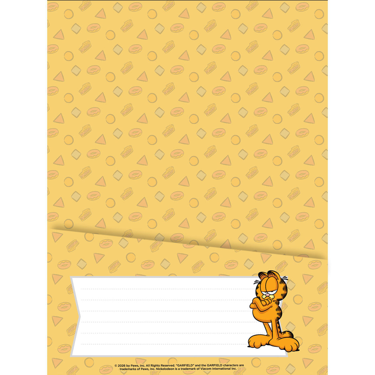 Cuaderno Argollado  Garfield Pizza img #3