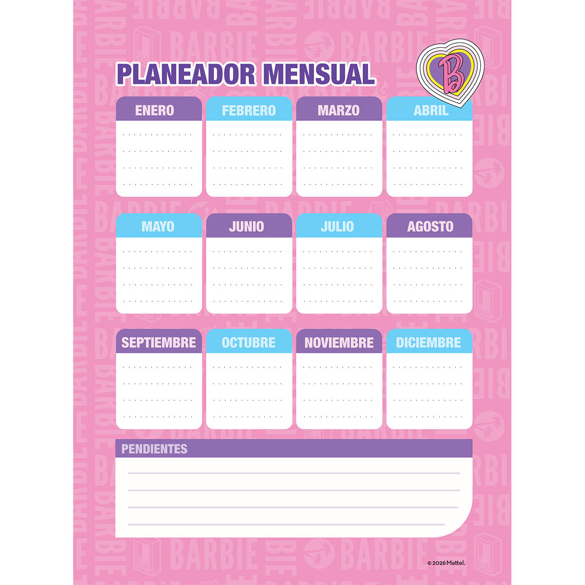 Cuaderno Argollado  Barbie Sparkle img #6