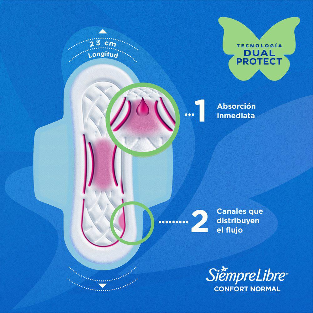 Toallas higiénicas STAYFREE normal con alas (42  und) img #4