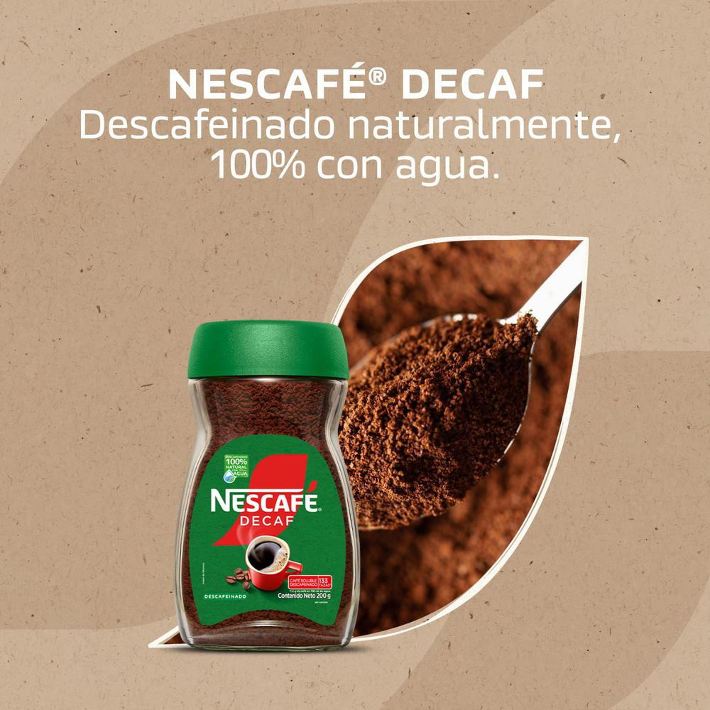 Café NESCAFE descafeinado instantáneo (100  gr) img #5
