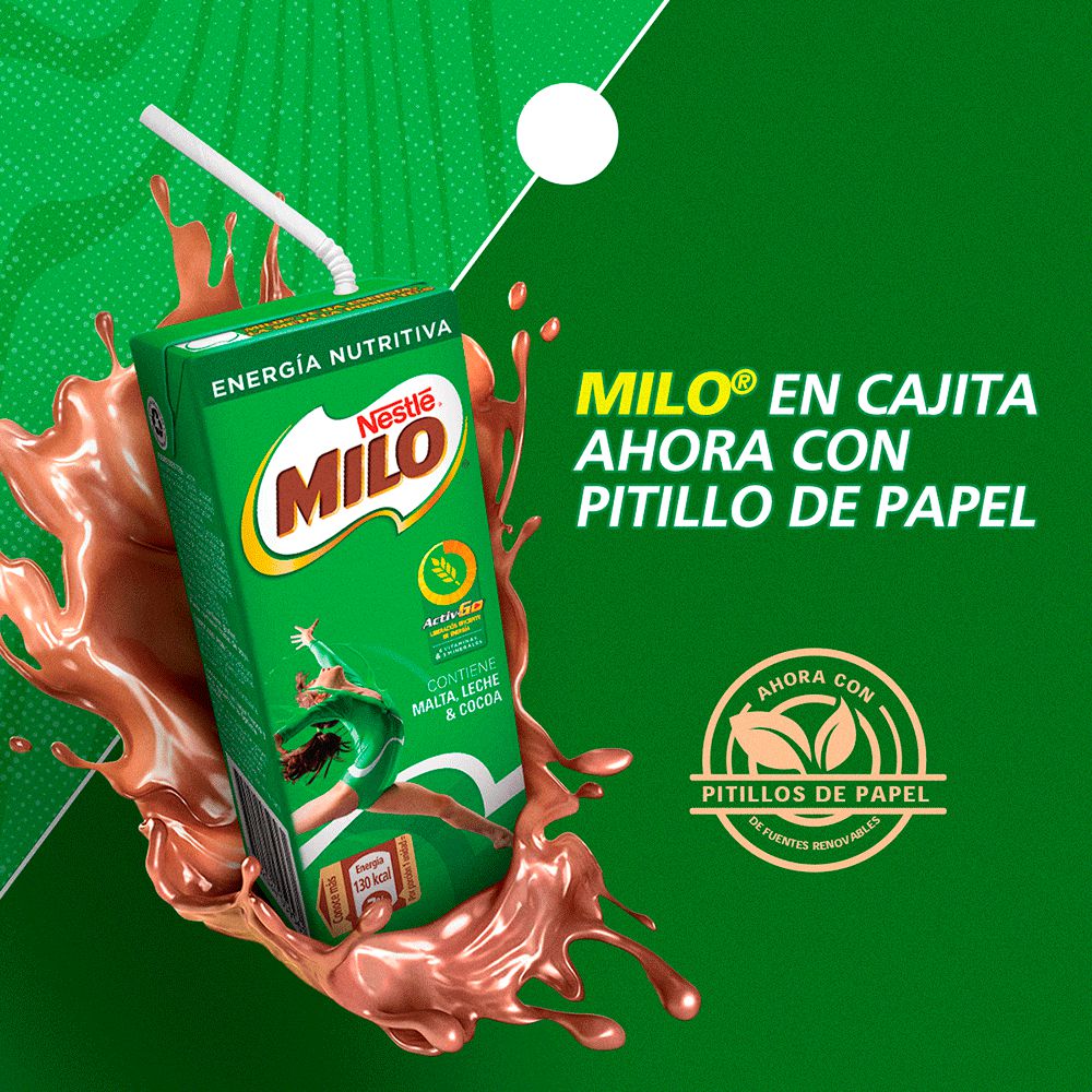 Leche malteada MILO en cajita (180  ml) img #5