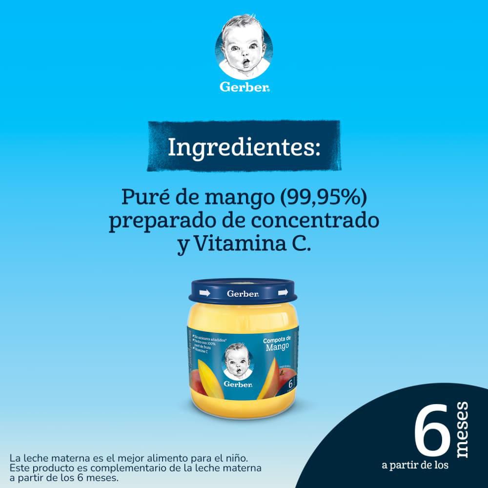 Compota GERBER de mango (113  gr) img #7