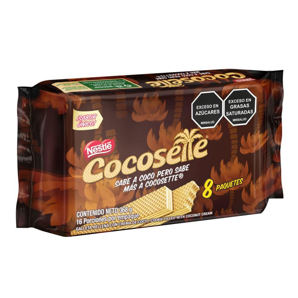 Galletas COCOSETTE rellenas con crema de coco (368  gr) img #5