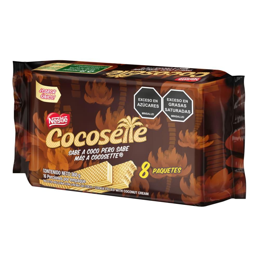 Galletas COCOSETTE rellenas con crema de coco (368  gr) img #6