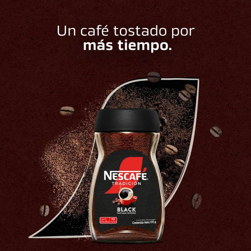 Café NESCAFE black tostado intenso (170  gr) img #5