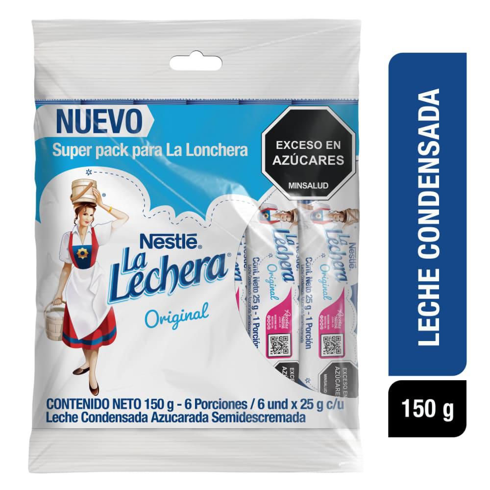Leche condensada LA LECHERA pack lonchera x 6 sticks (150  gr) img #1