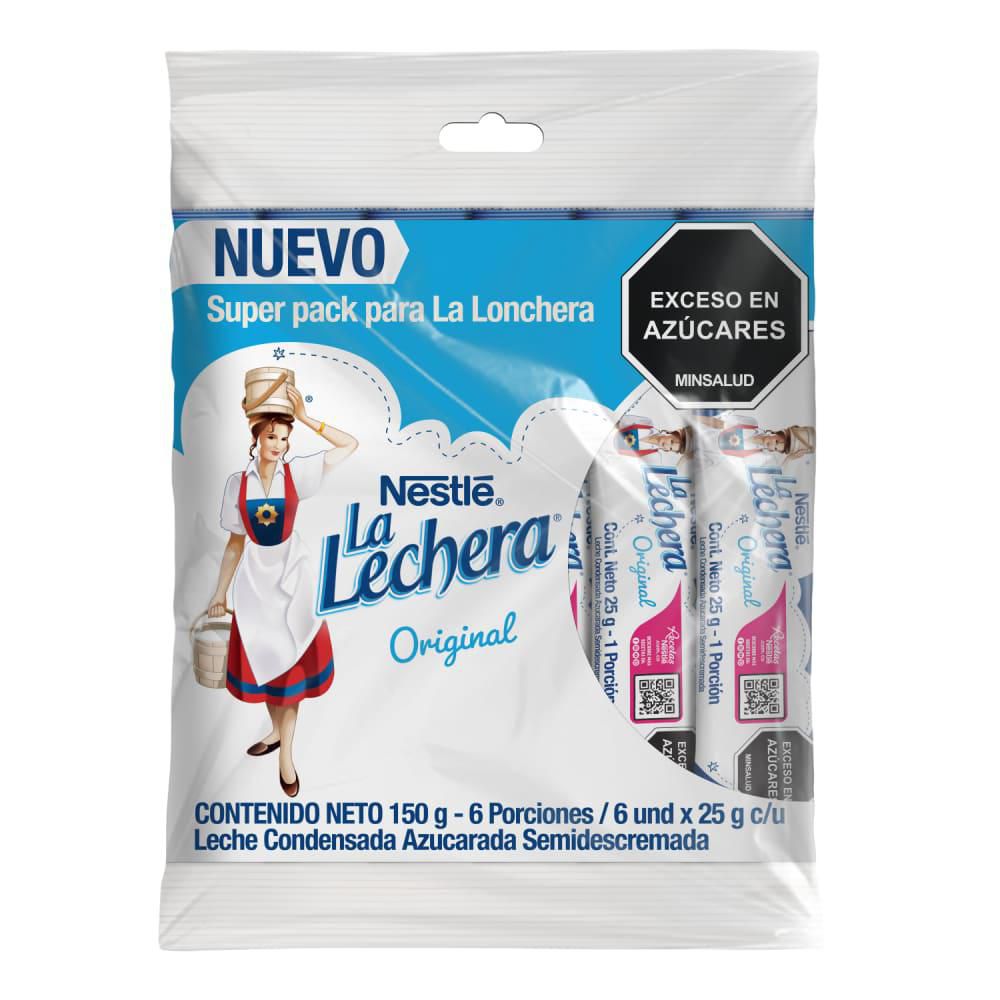 Leche condensada LA LECHERA pack lonchera x 6 sticks (150  gr) img #2