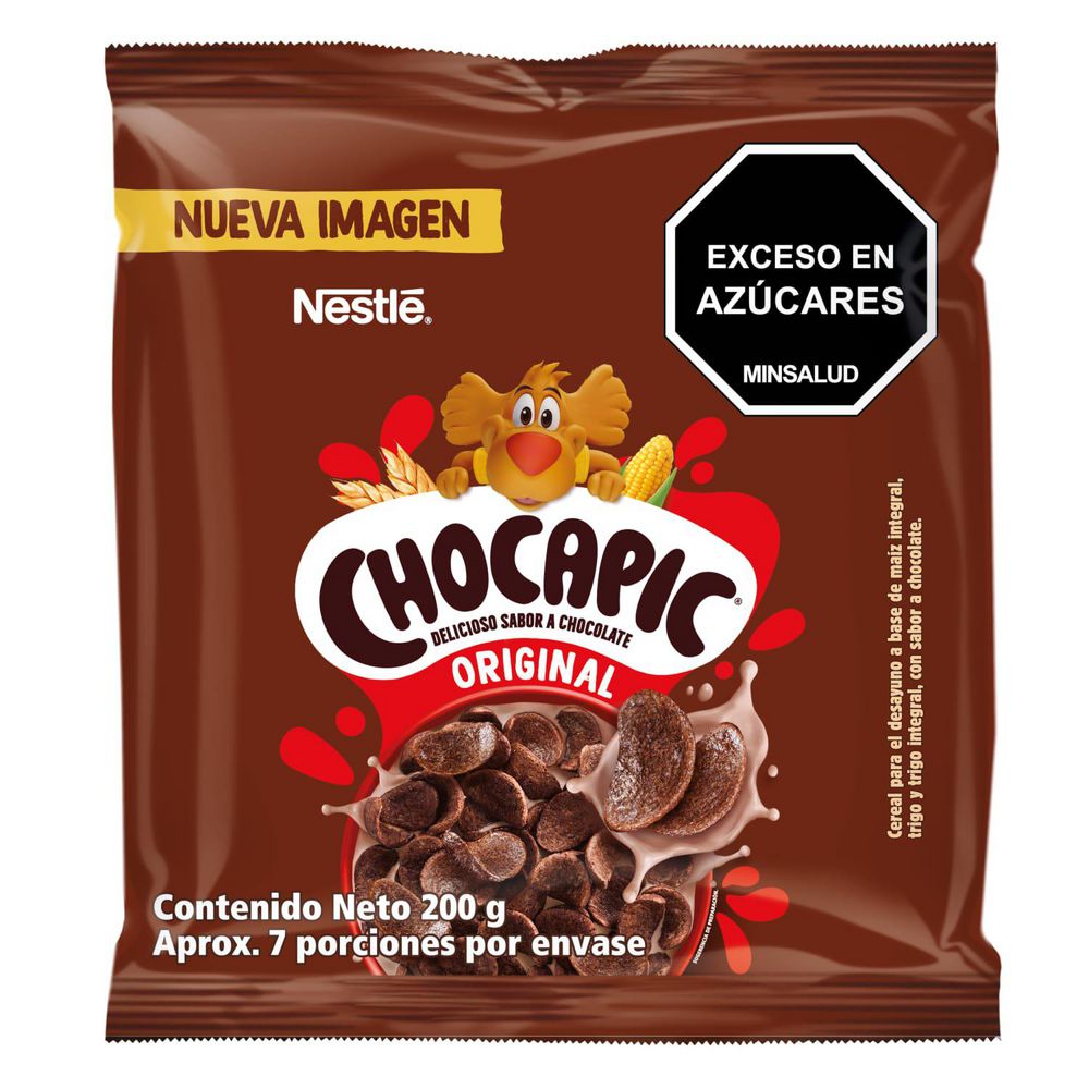 Cereal CHOCAPIC sabor chocolate bolsa (200  gr) img #2