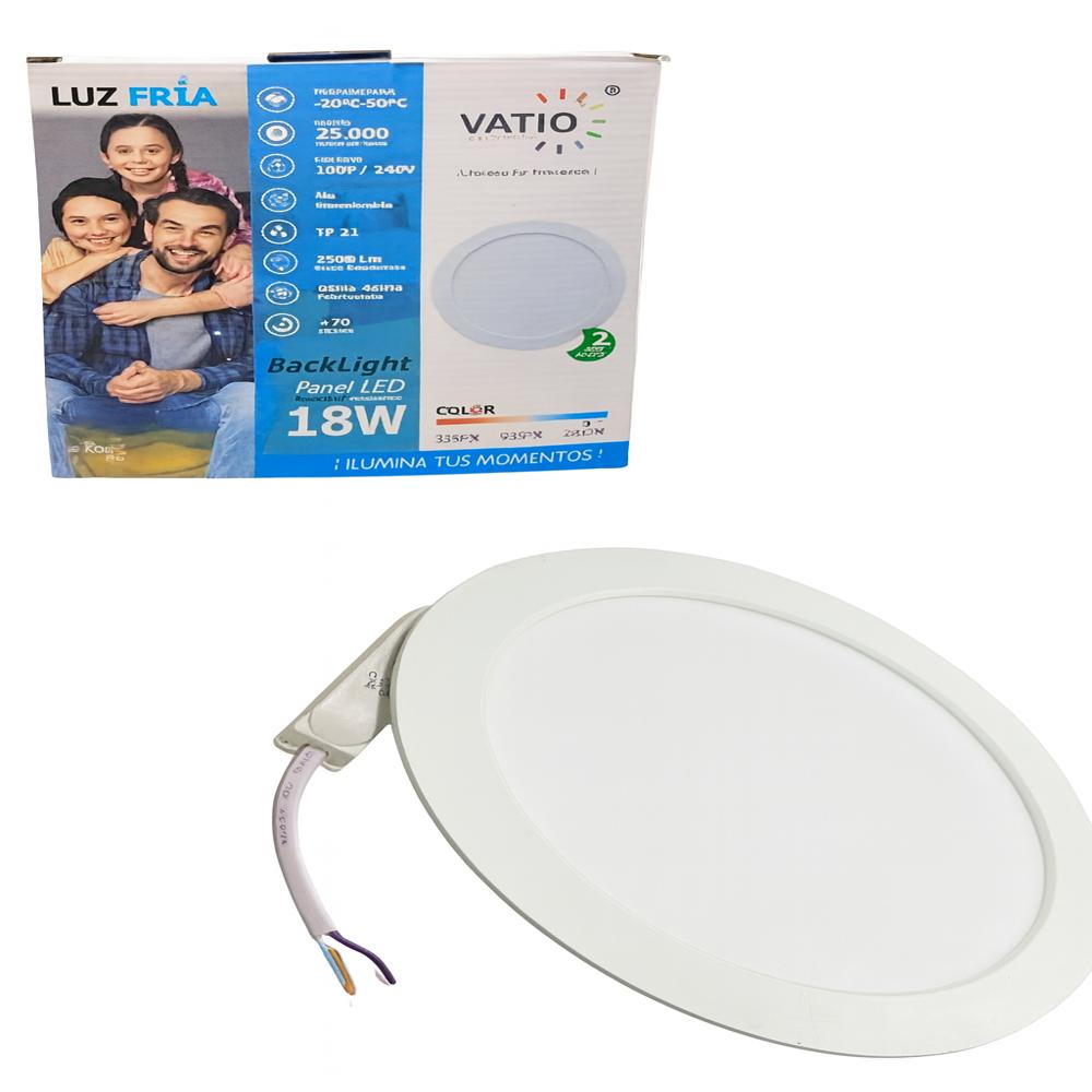 Panel Led 18W Incrustar Backlight Vatio img #3