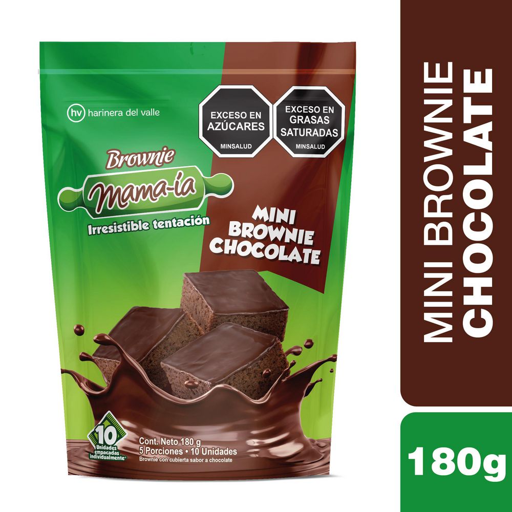 Brownie MAMAIA mini chocolate (180  gr) img #1