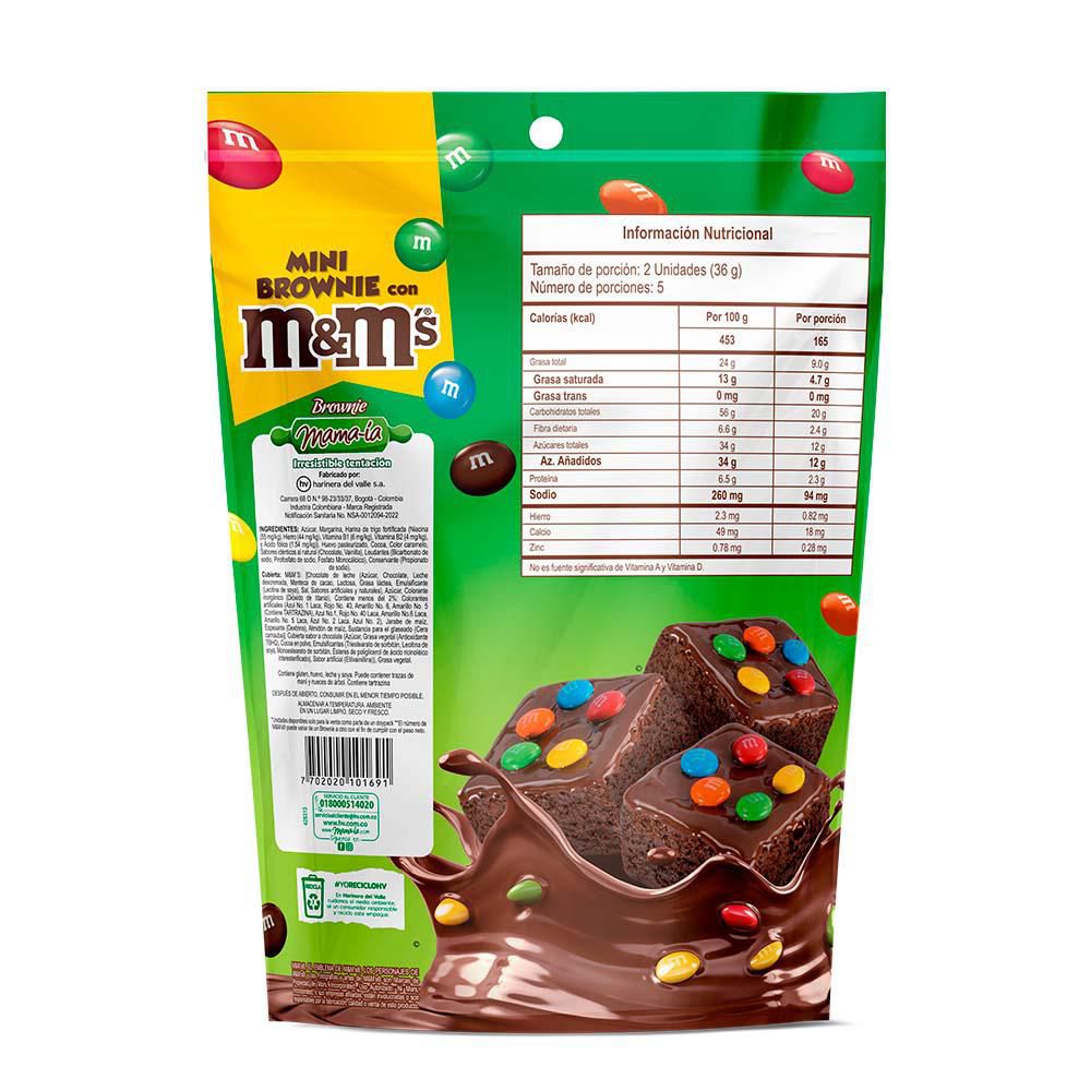 Brownie MAMAIA mini M&M chocolate (180  gr) img #3