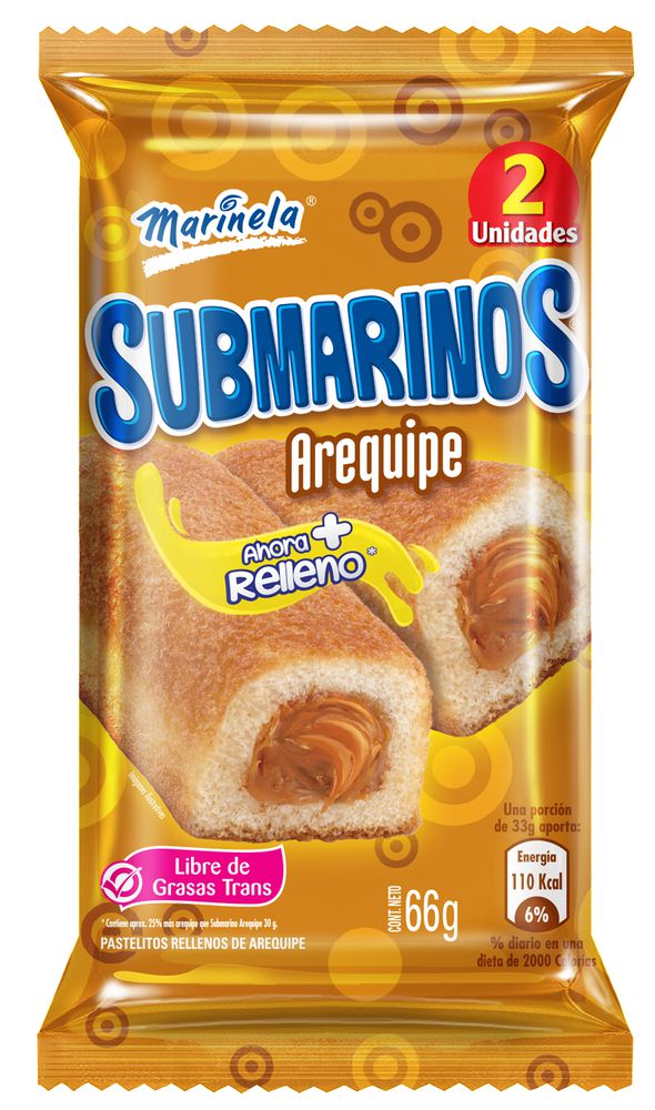 Pastelito MARINELA Relleno Ponqué De Chocolate (70  gr) img #1