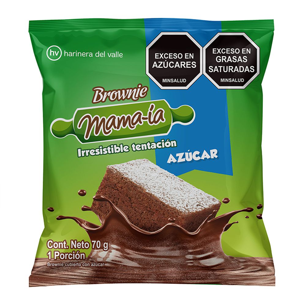 Brownie MAMAIA azúcar (70  gr) img #2