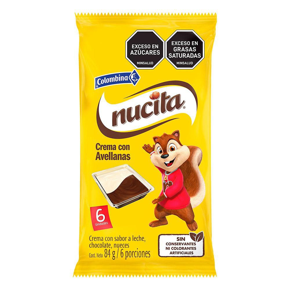 Crema NUCITA sabor a leche, chocolate, nueces (84  gr) img #1
