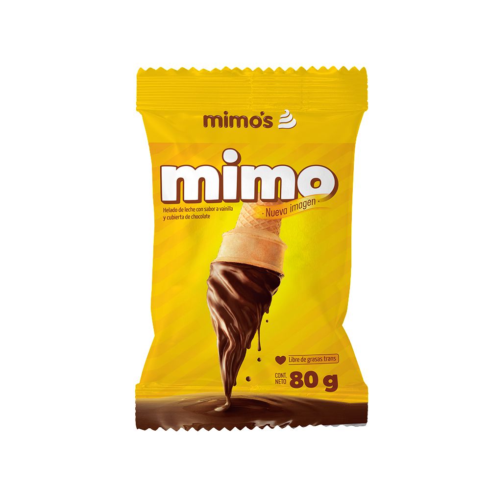 Helado MIMOS sabor vainilla con chocolate (80  gr) img #1