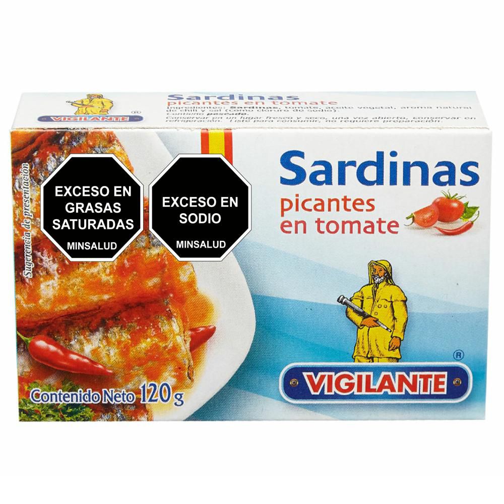 Sardinas VIGILANTE picantes en tomate (88  gr) img #1