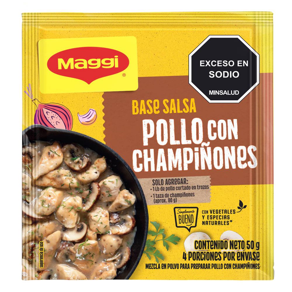 Base para pollo MAGGI pollo champiñones (50  gr) img #2