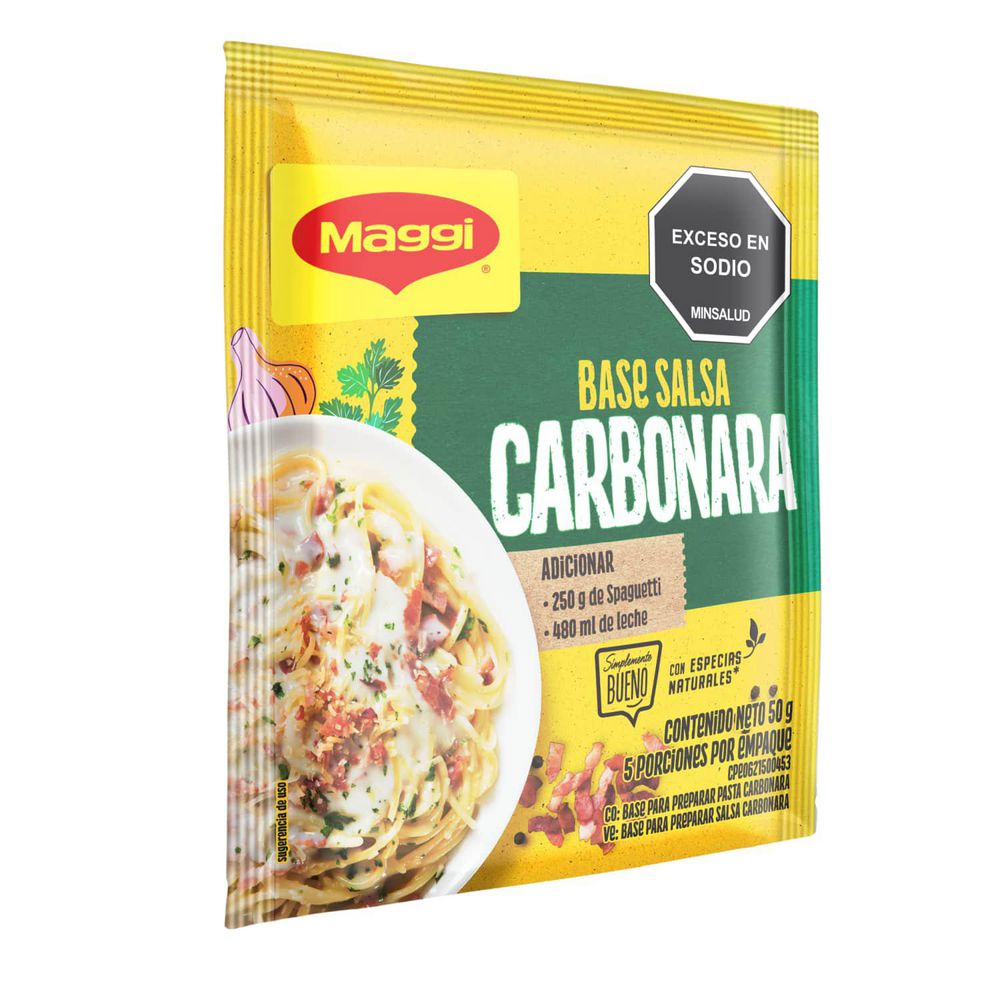 Base para pasta MAGGI carbonara (50  gr) img #5