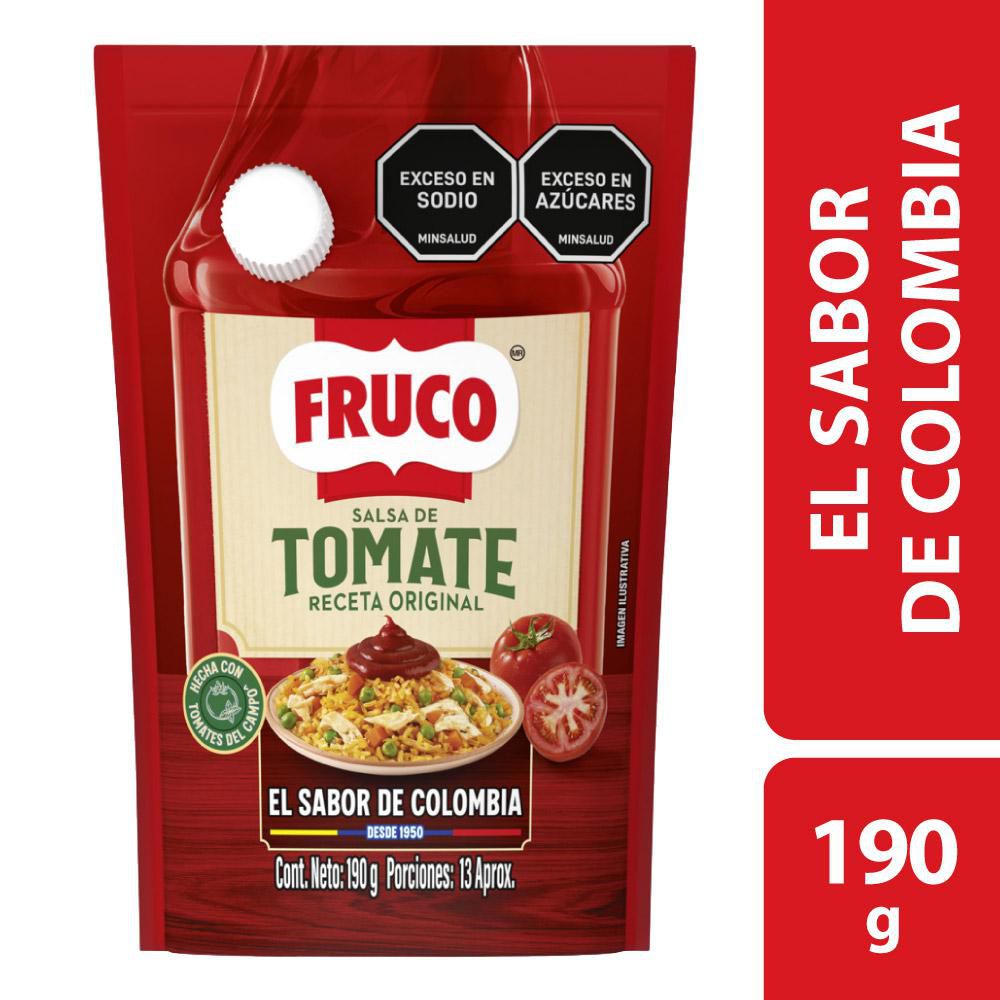 Salsa de tomate FRUCO doy pack (190  gr) img #1