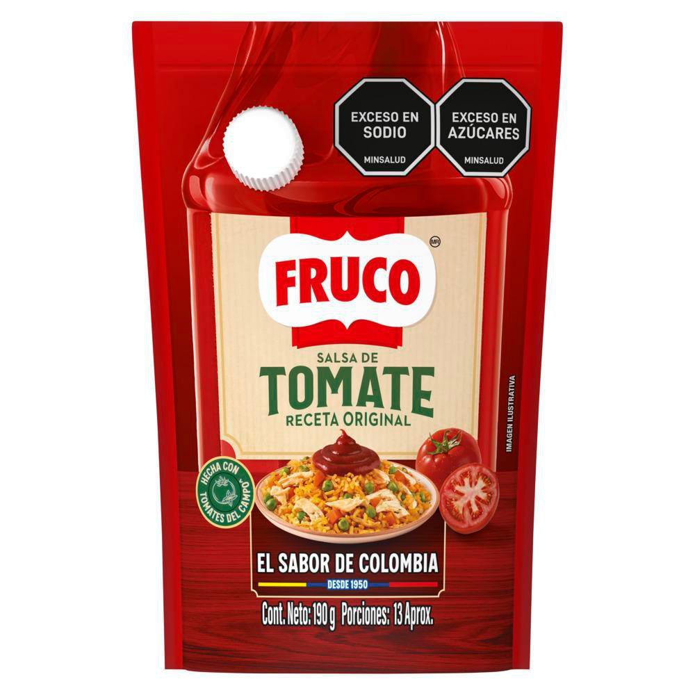 Salsa de tomate FRUCO doy pack (190  gr) img #5