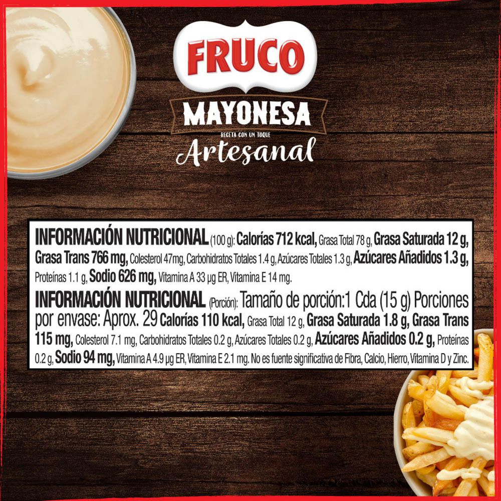 Mayonesa FRUCO receta artesanal (440  gr) img #6