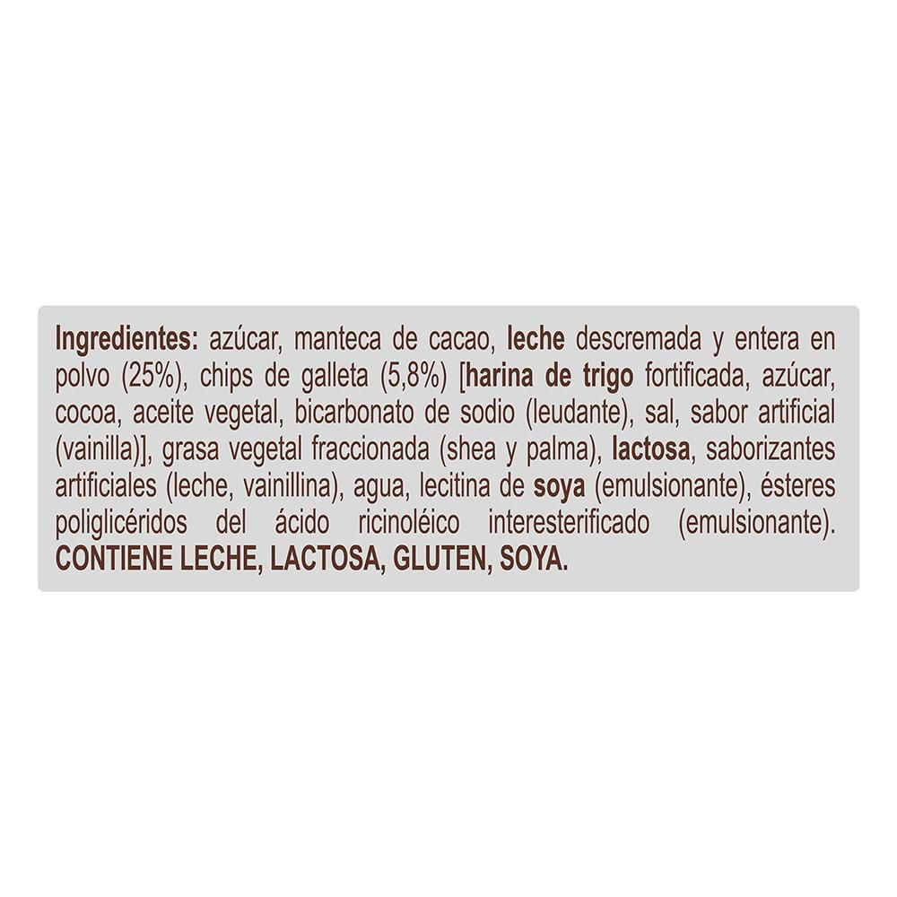 Chocolates CHOCOBREAK blanco con chips de galleta (150  gr) img #3