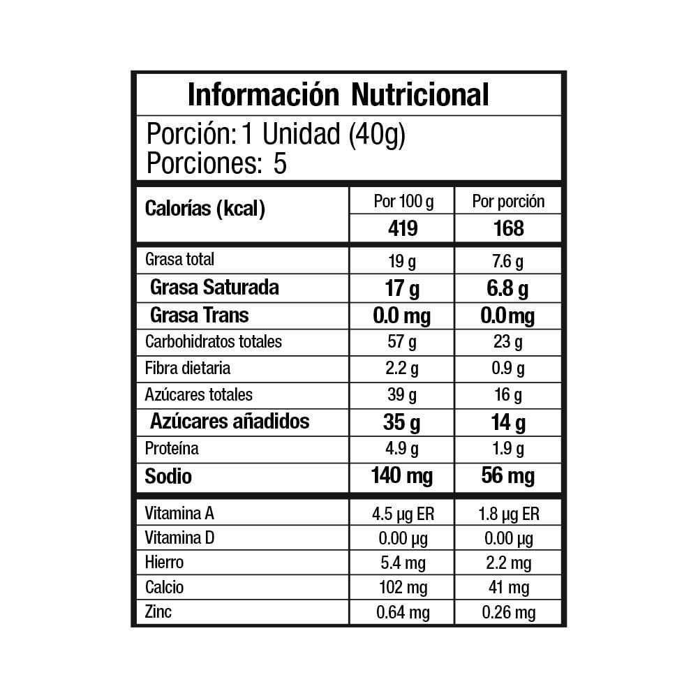 Chocoramo Barrita RAMO x5und  (200  gr) img #2
