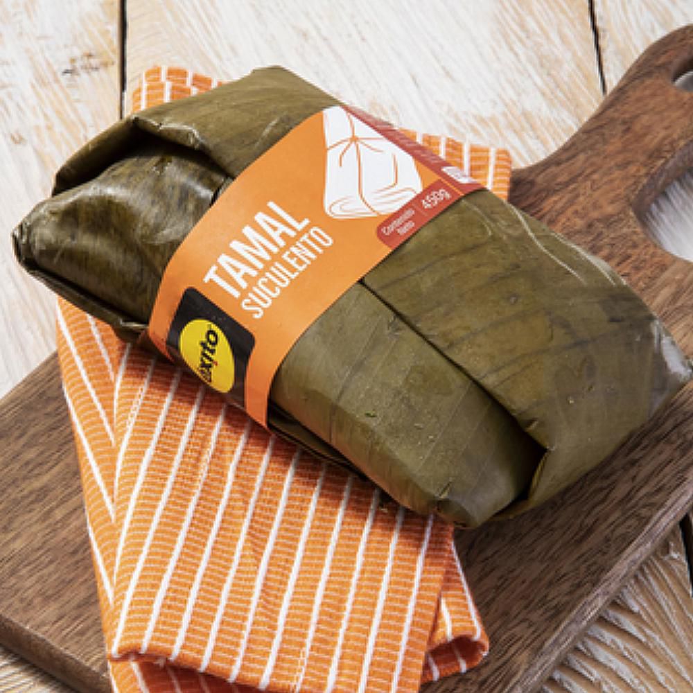Tamal EXITO MARCA PROPIA suculento con pollo (450  gr) img #2