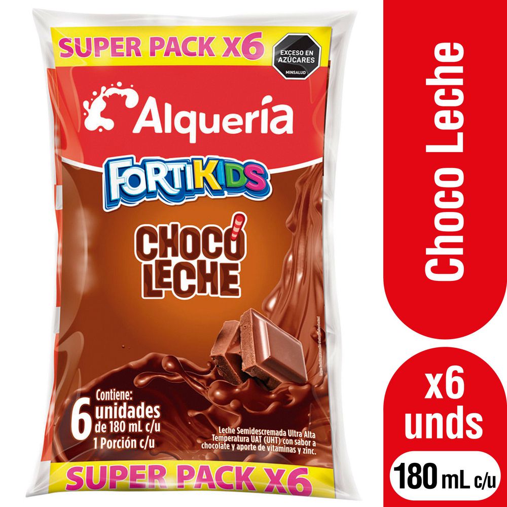 Chocoleche ALQUERIA avengers x6und 180ml (1080  ml) img #1