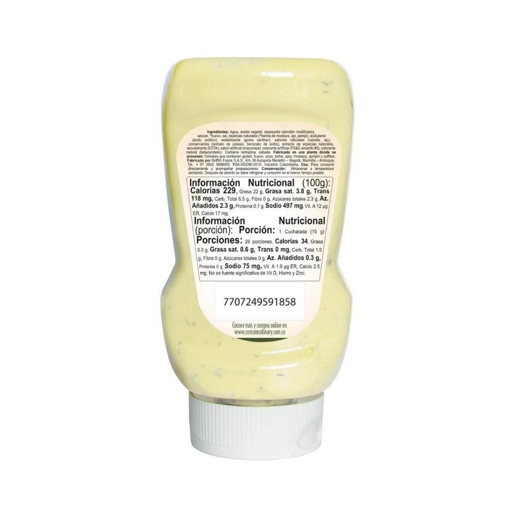 Salsa showy ZAFRAN con ajo (390  gr) img #2