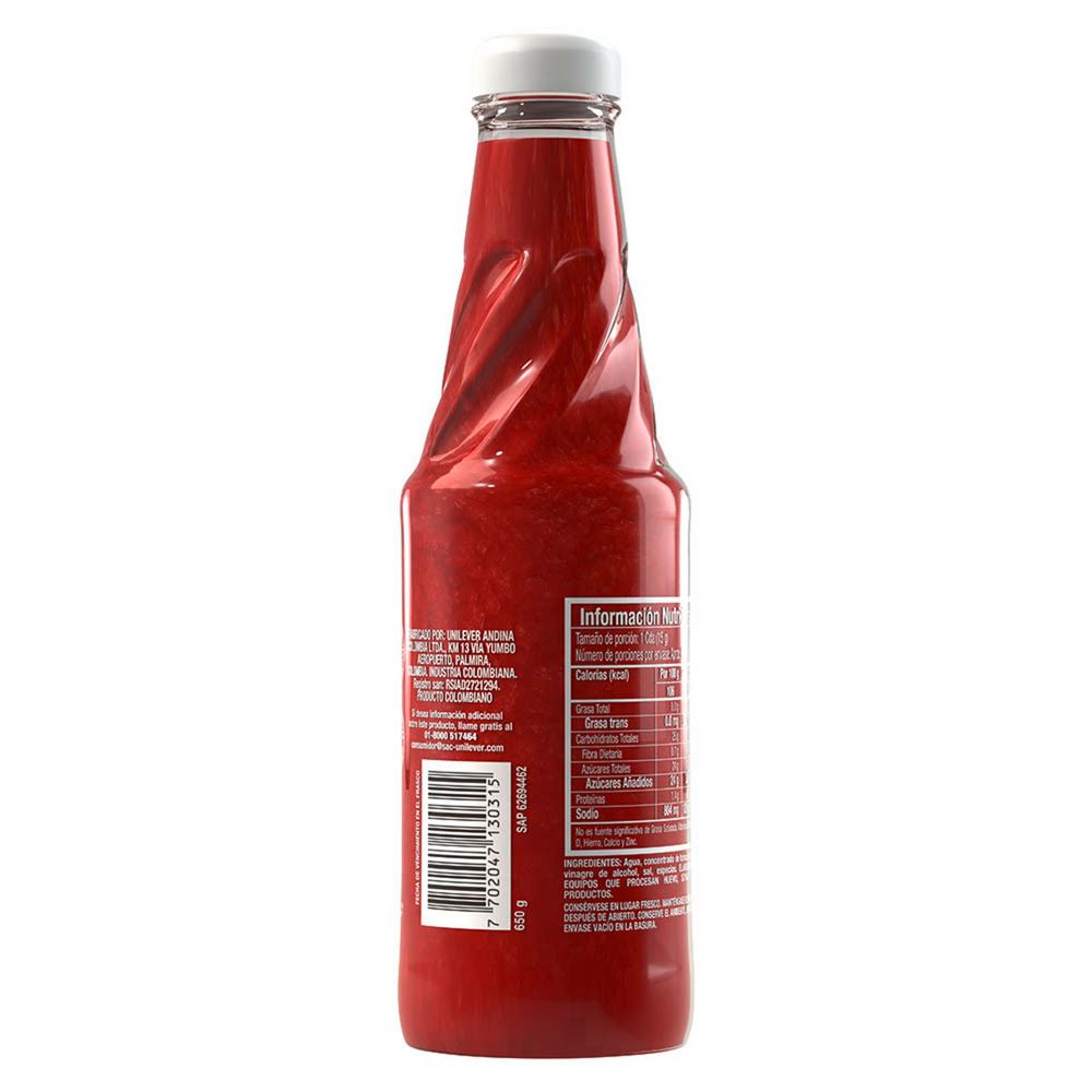 Salsa de tomate FRUCO frasco (650  gr) img #3