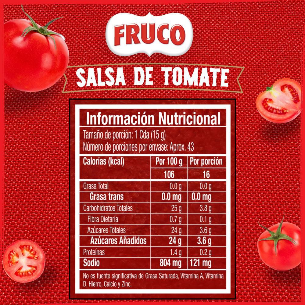 Salsa de tomate FRUCO frasco (650  gr) img #5